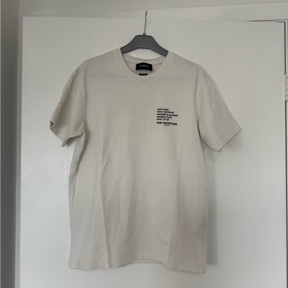 The Kooples Cream/White T-Shirt